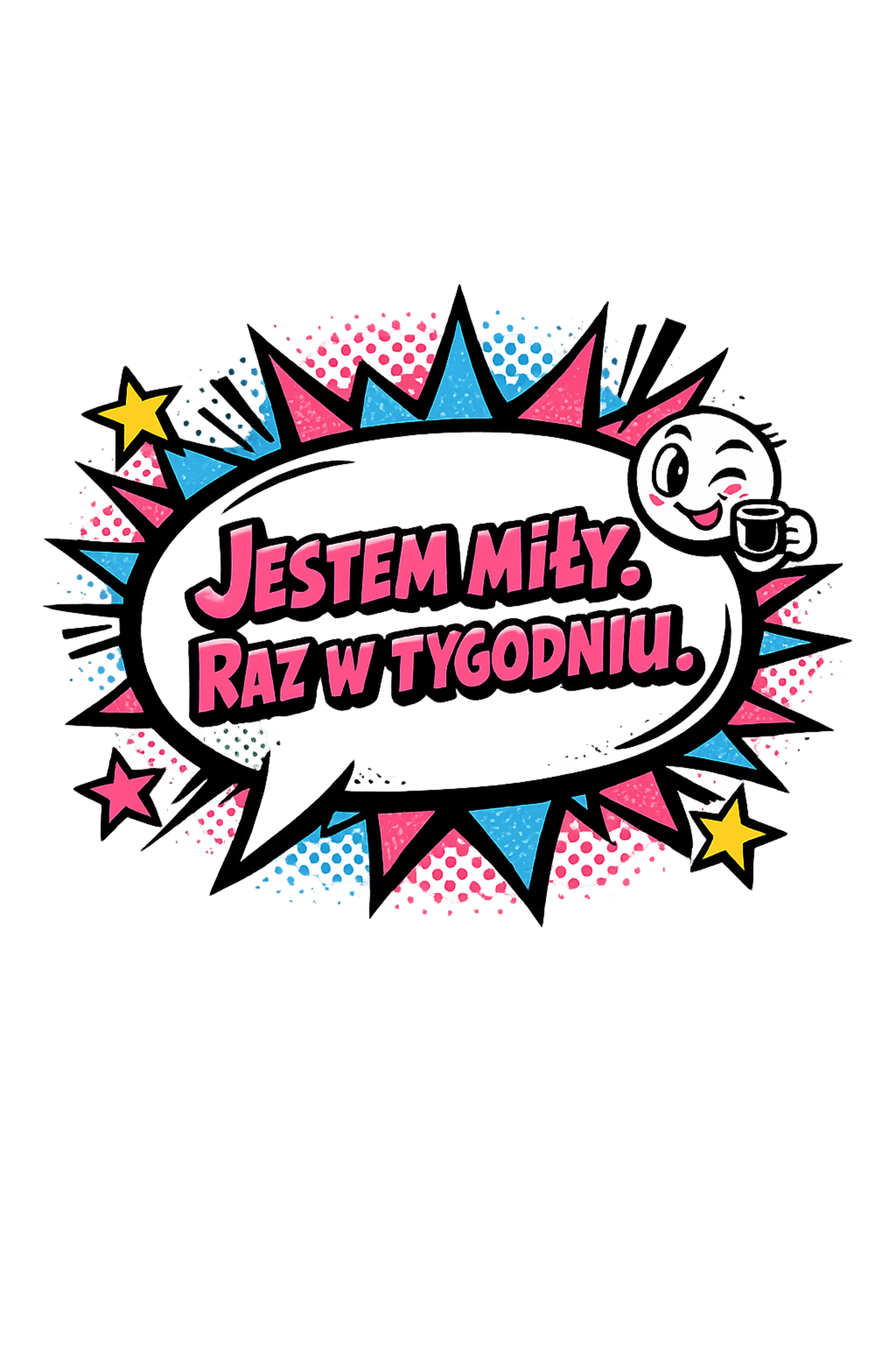 Koszulka z nadrukiem - Miły Raz w Tygodniu - obrazek 2