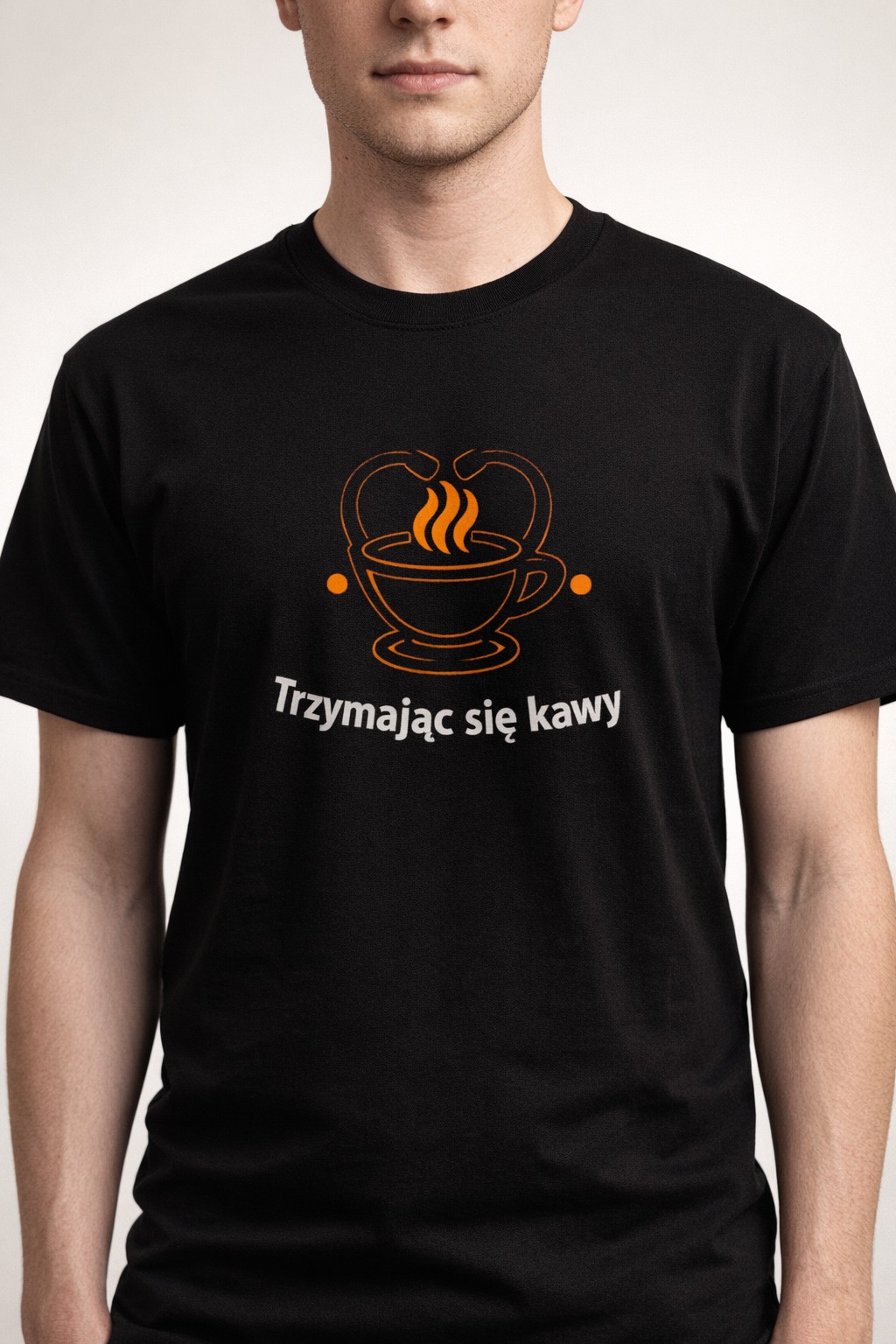 Koszulka z nadrukiem - Nocny Dyżur: Stetoskop i Kawa