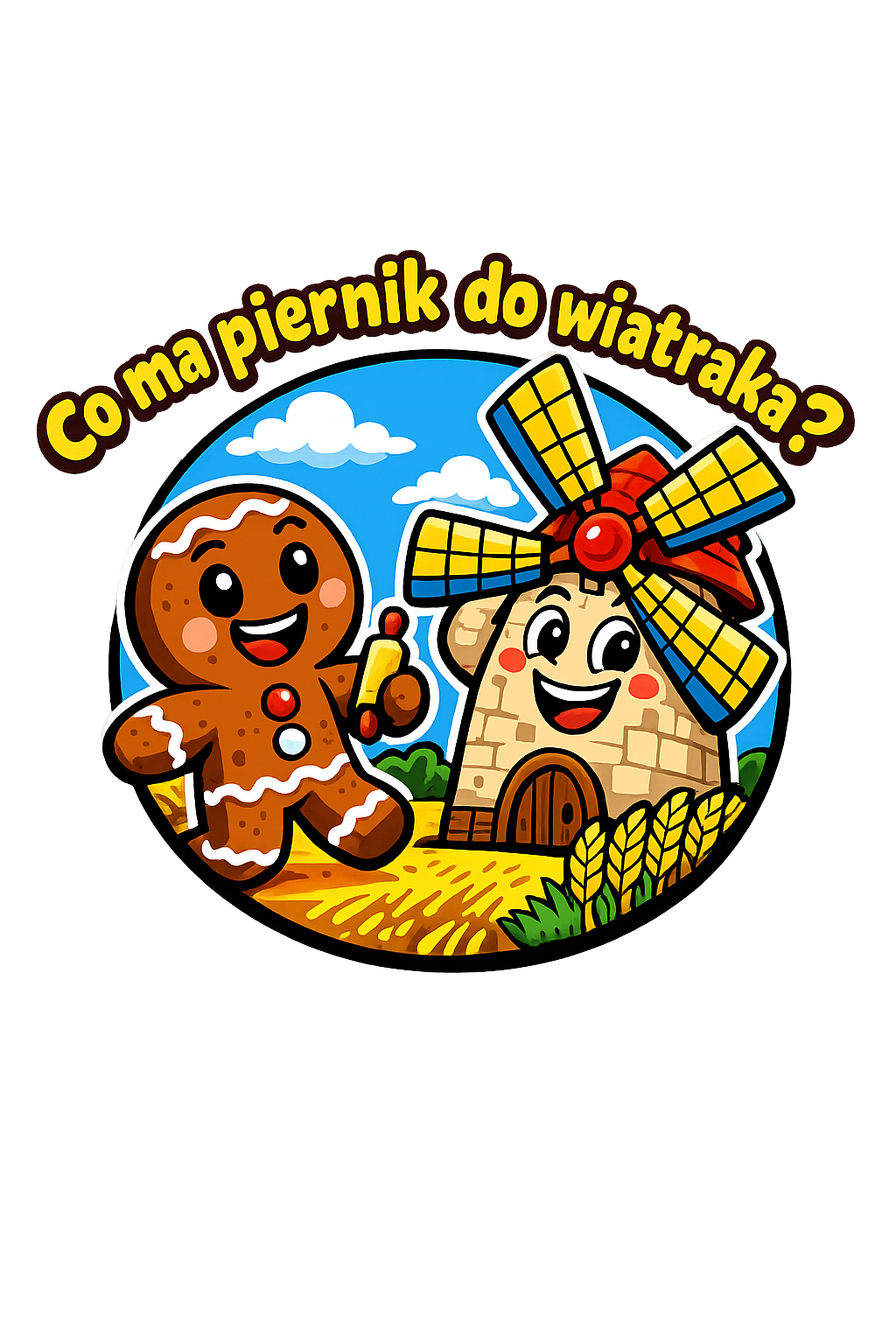 Koszulka z nadrukiem - Piernik kontra Wiatrak - obrazek 2