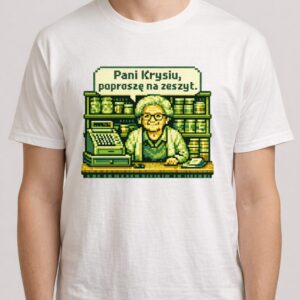 Koszulka z nadrukiem - Pani Krysia ze sklepiku