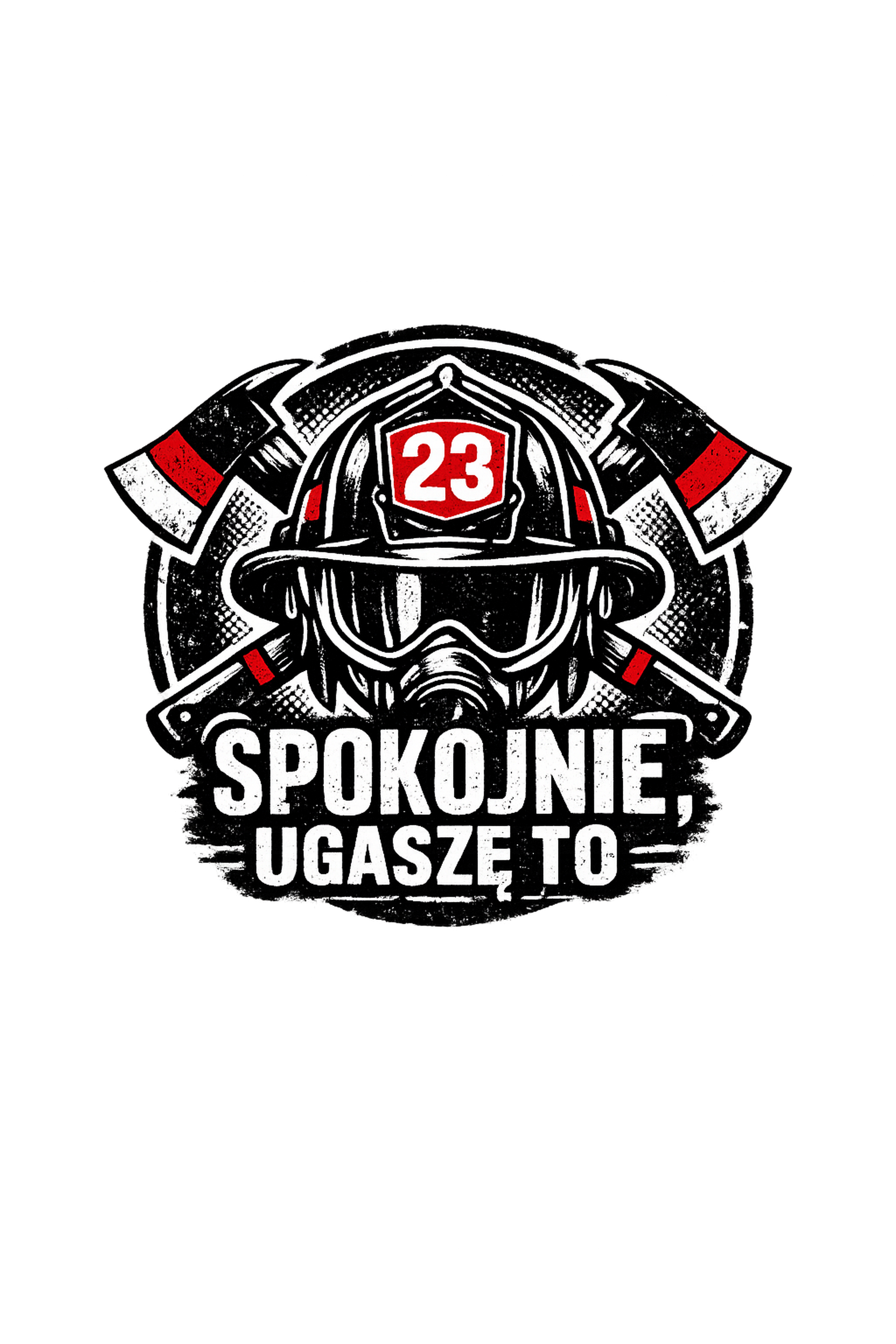 Koszulka z nadrukiem - Strażacki spokój - obrazek 2