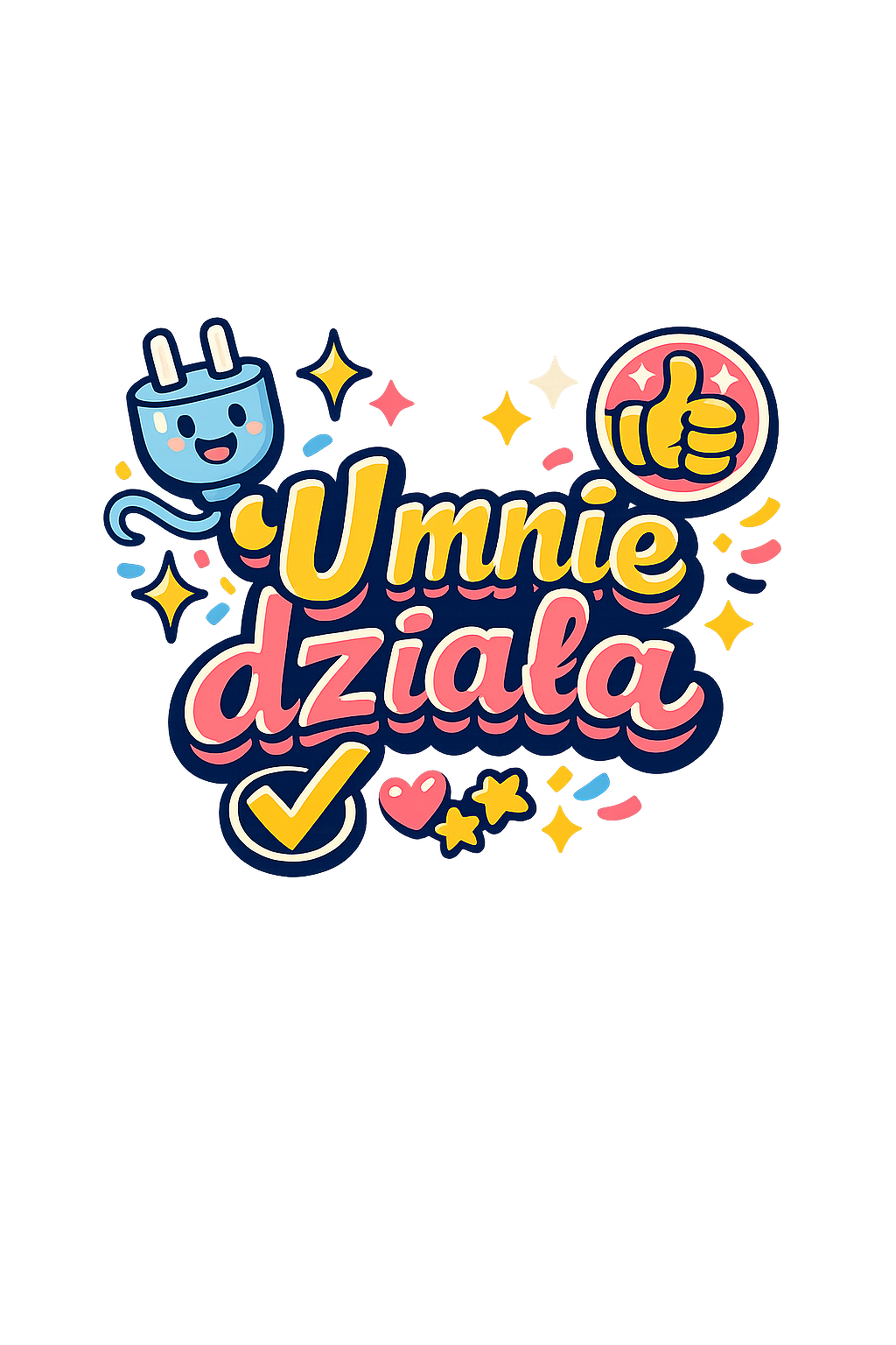 Koszulka z nadrukiem - U mnie działa – uniwersalna wymówka - obrazek 2
