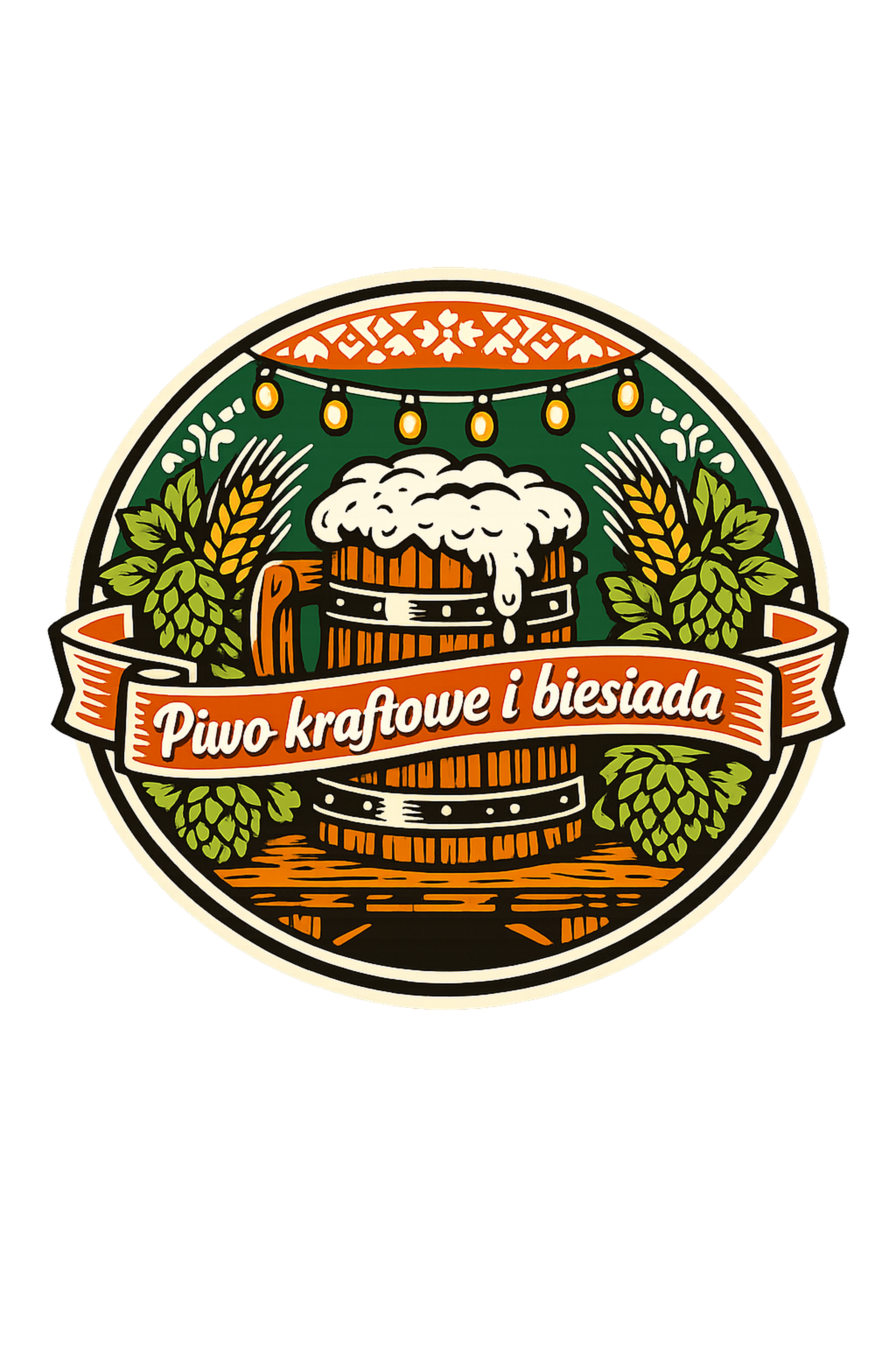 Koszulka z nadrukiem - Kraftowa Biesiada - obrazek 2