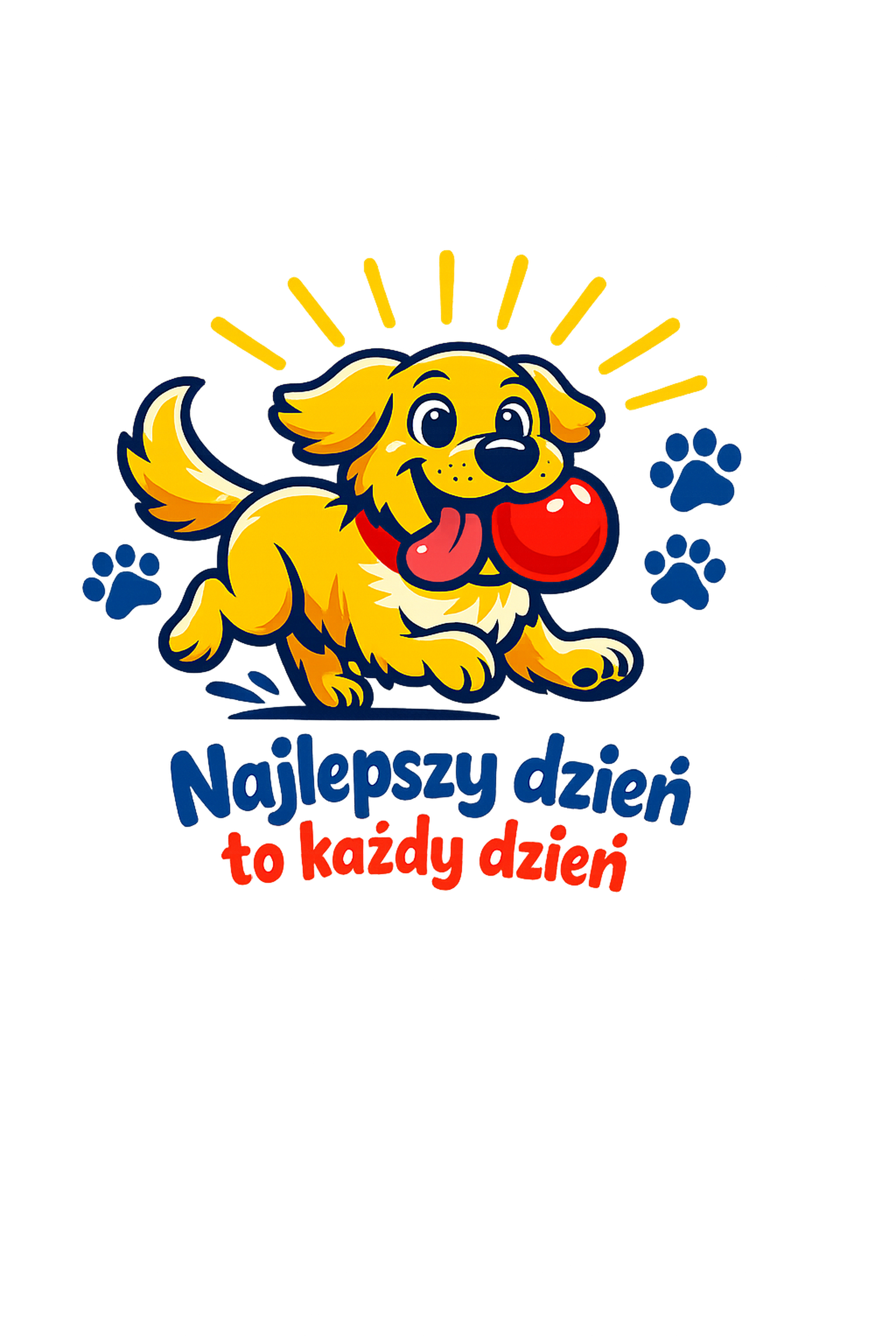 Koszulka z nadrukiem - Najlepszy dzień? Każdy dzień. - obrazek 2