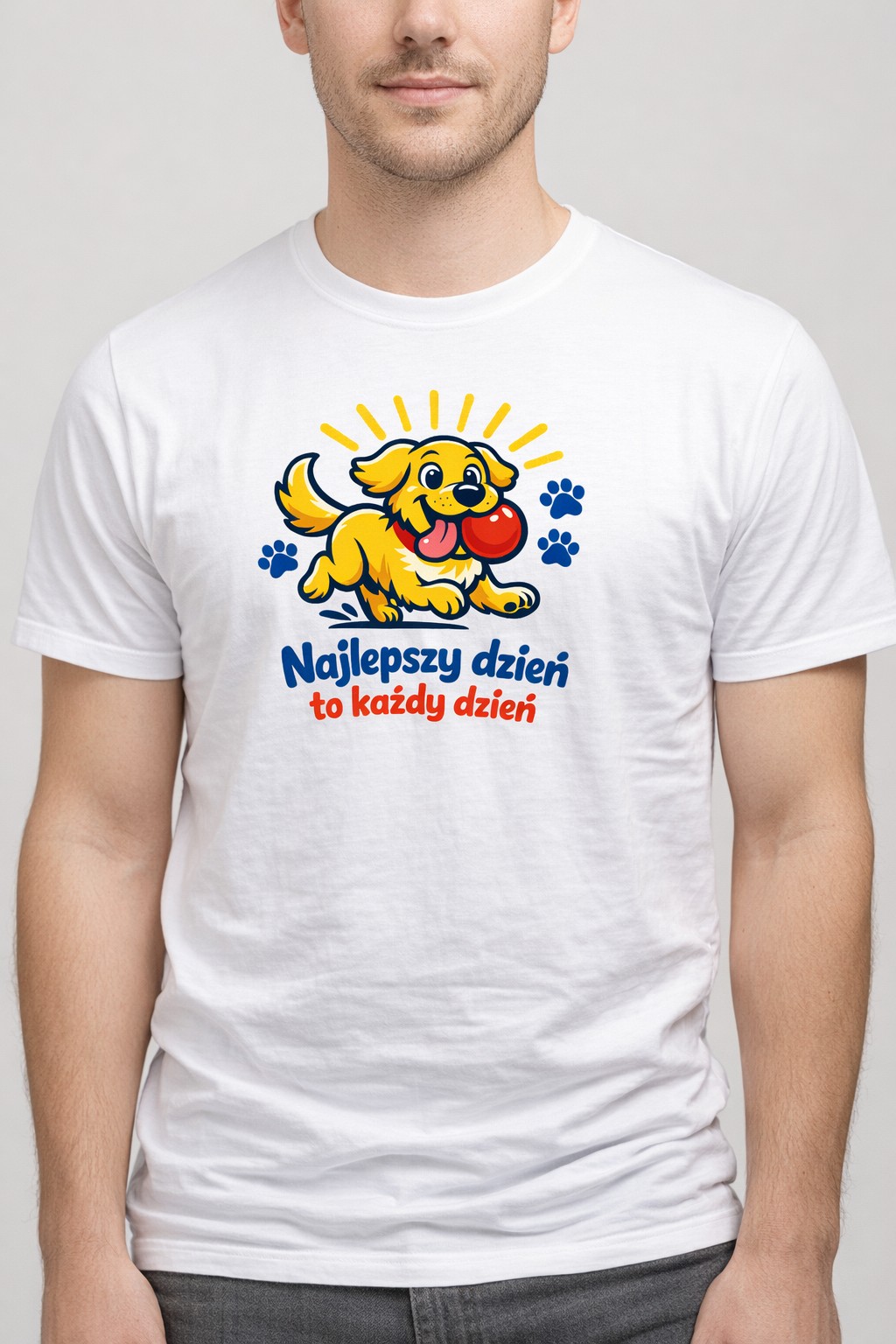 Koszulka z nadrukiem - Najlepszy dzień? Każdy dzień.