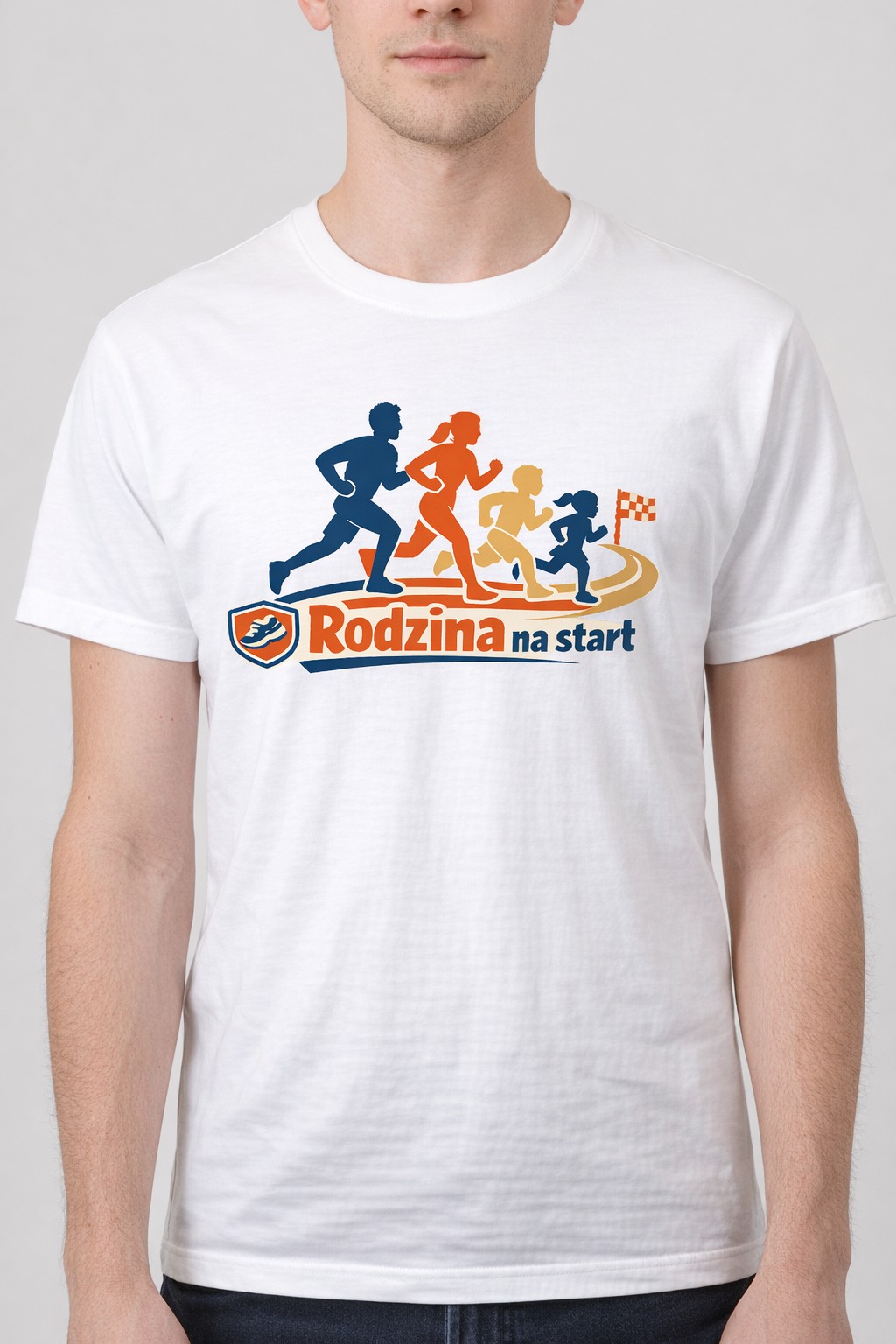 Koszulka z nadrukiem - Rodzina na Start - Bieg