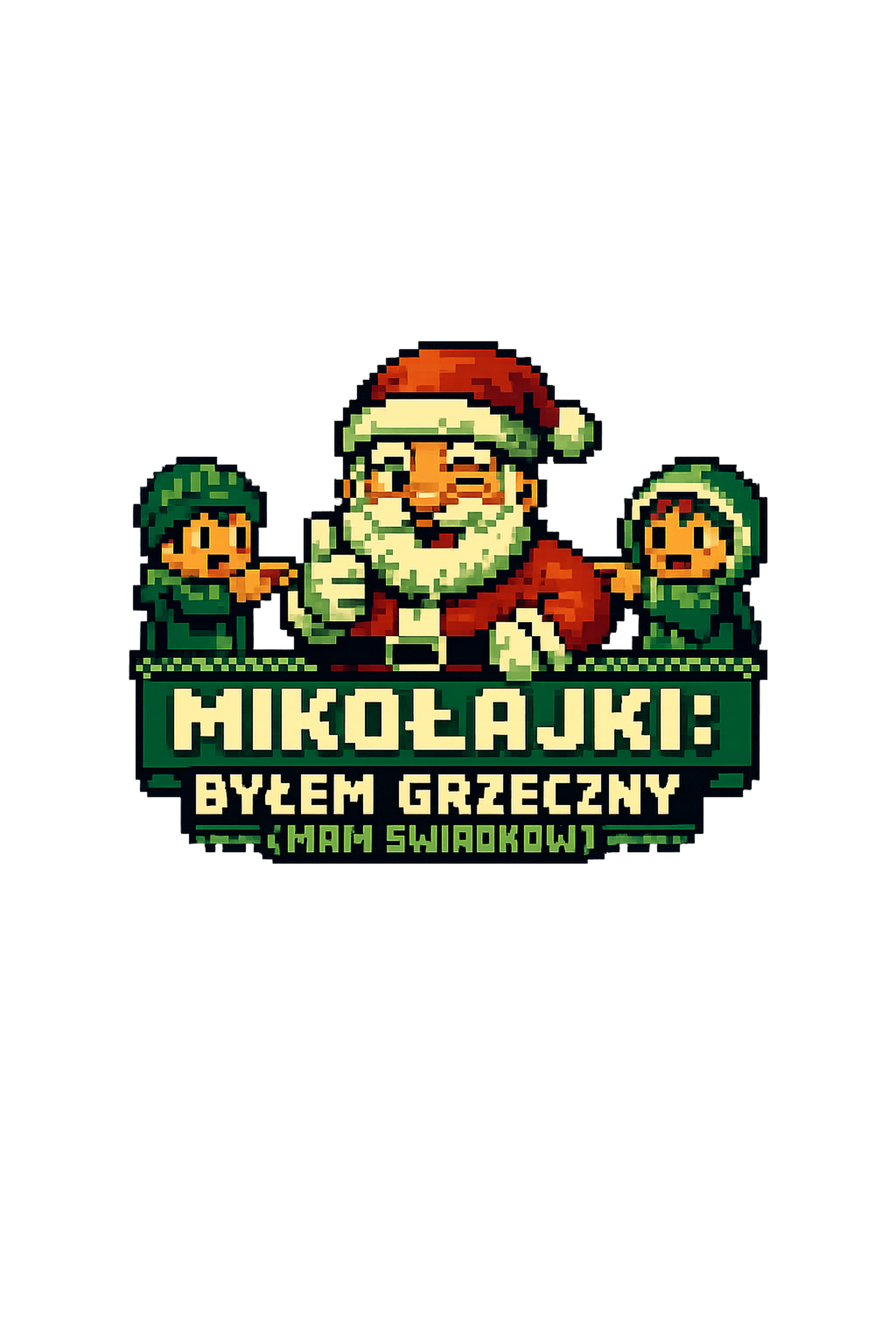 Koszulka z nadrukiem - Byłem grzeczny - mam świadków - obrazek 2