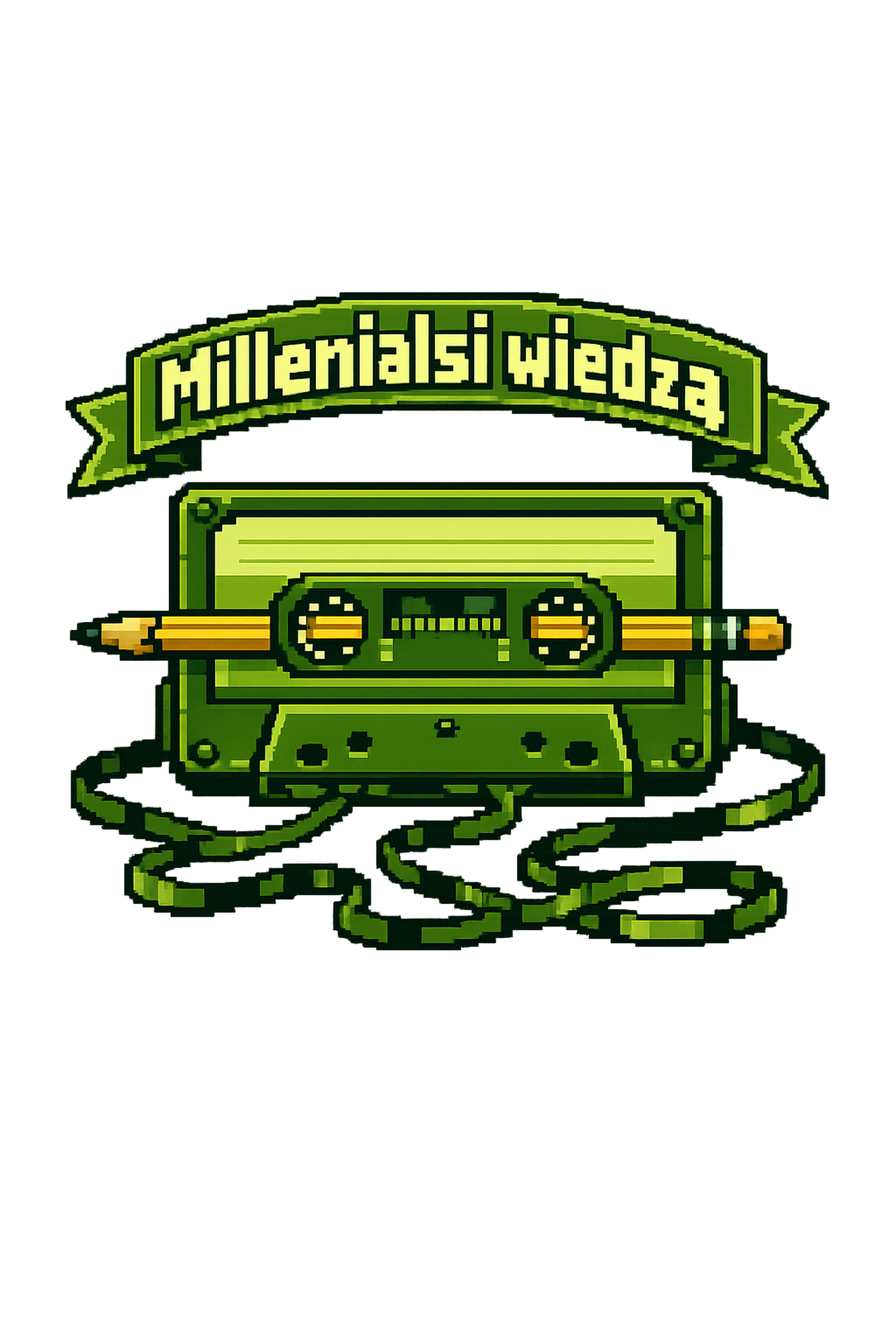 Koszulka z nadrukiem - Millenialsi wiedzą - kaseta - obrazek 2